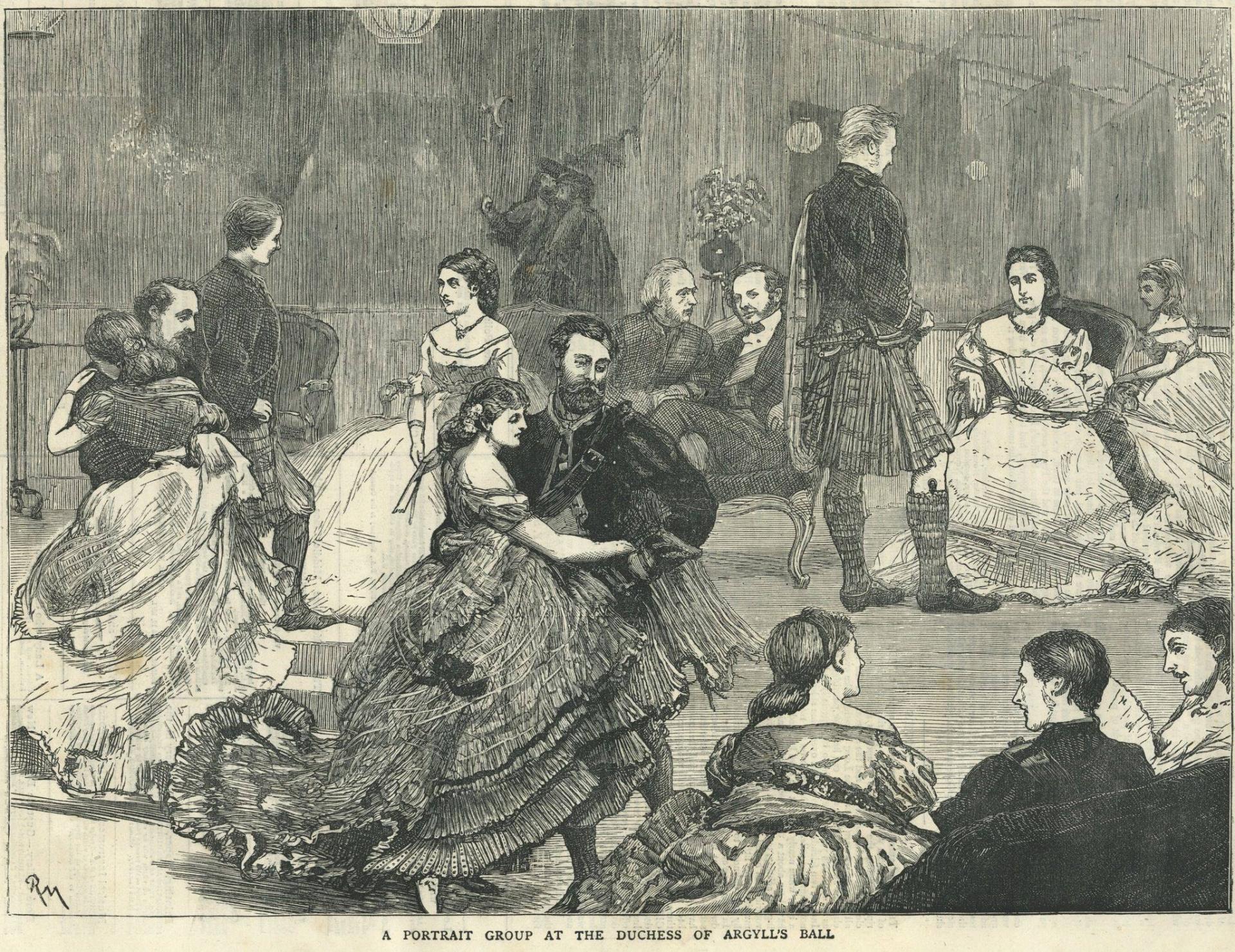 The Dutchess of Argyll's Ball, 1860s