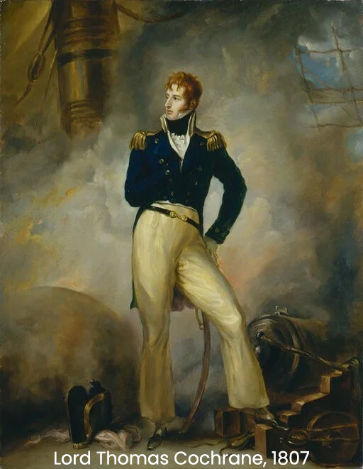 Lord Thomas Cochrane "the sea wolf" circa 1807