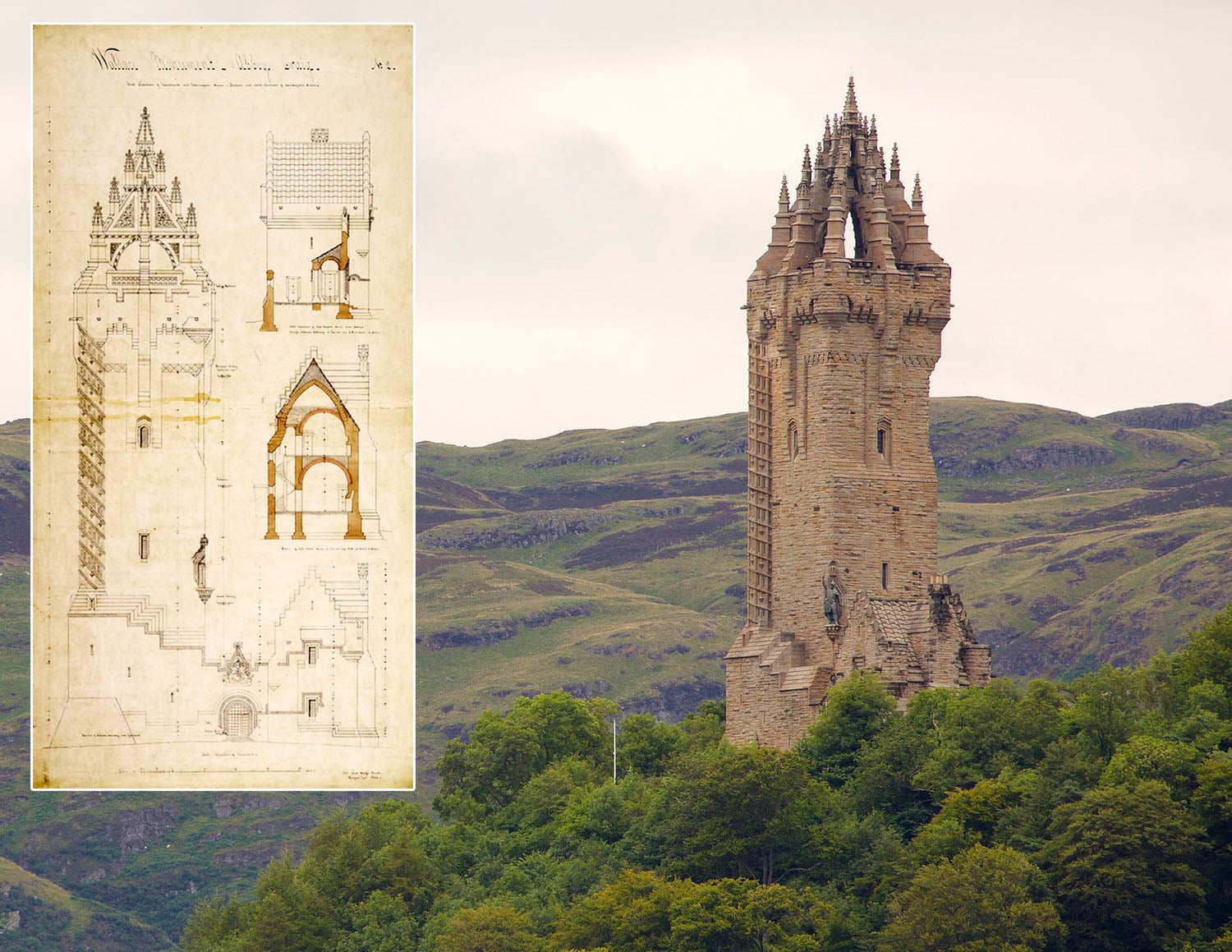 The William Wallace Monument is a storied masterpiece of Victorian design