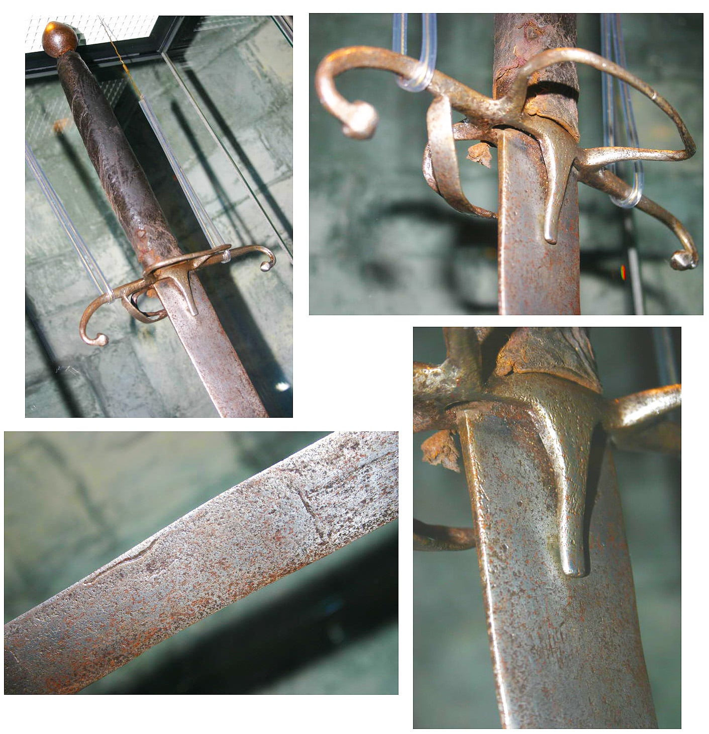 The William Wallace Sword displayed at the Wallace Monument is a hodge-podge of parts