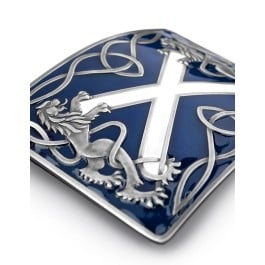 Kilt Belt Buckle Antique Finish Scottish Saltire & Lion Band Item