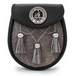 Kilt Sporran Da Uomo Con Bandiera Scozzese E Stemma Del Cardo