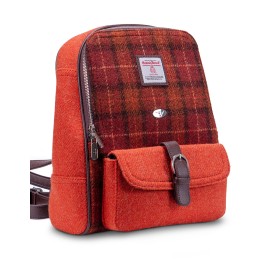 Navar Harris Tweed Backpack - Sunset (117) | USA Kilts