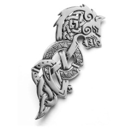 Wolf Zoomorphic Kilt Pin - The Indomitable Warrior Spirit of the