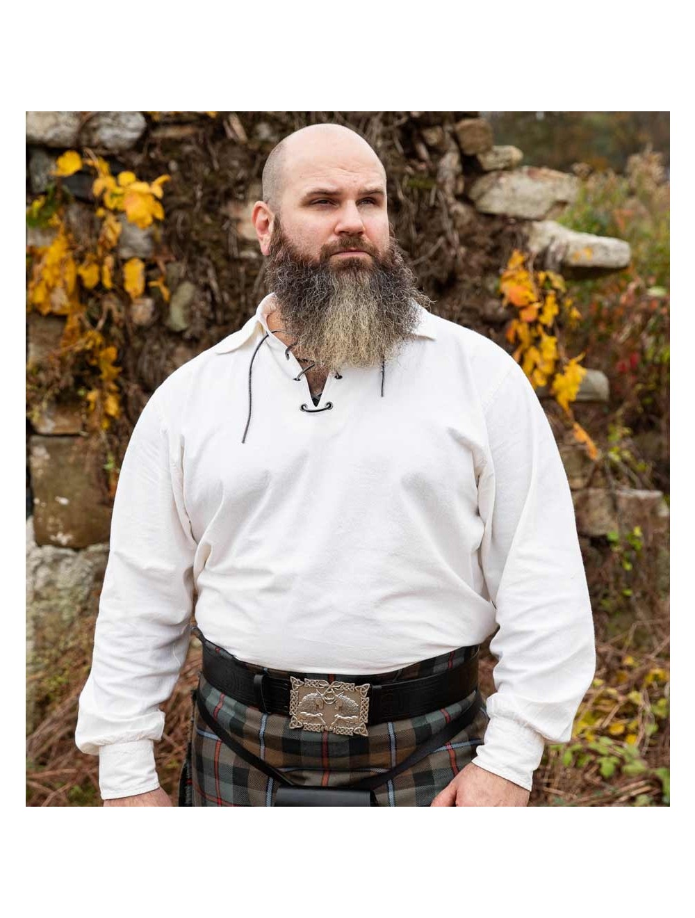 Cream Highland Shirt Kilt Shirts USA Kilts USA Kilts