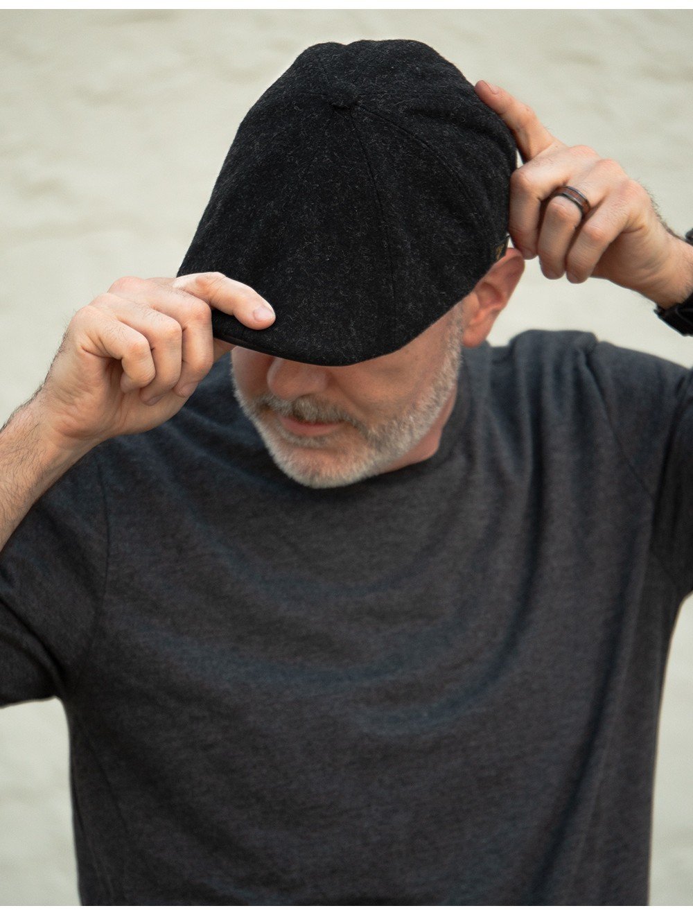 Black scally cap discount