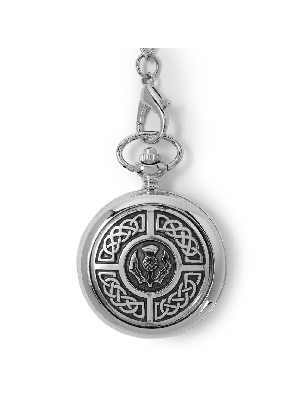 Knotwork Thistle Pocket Watch