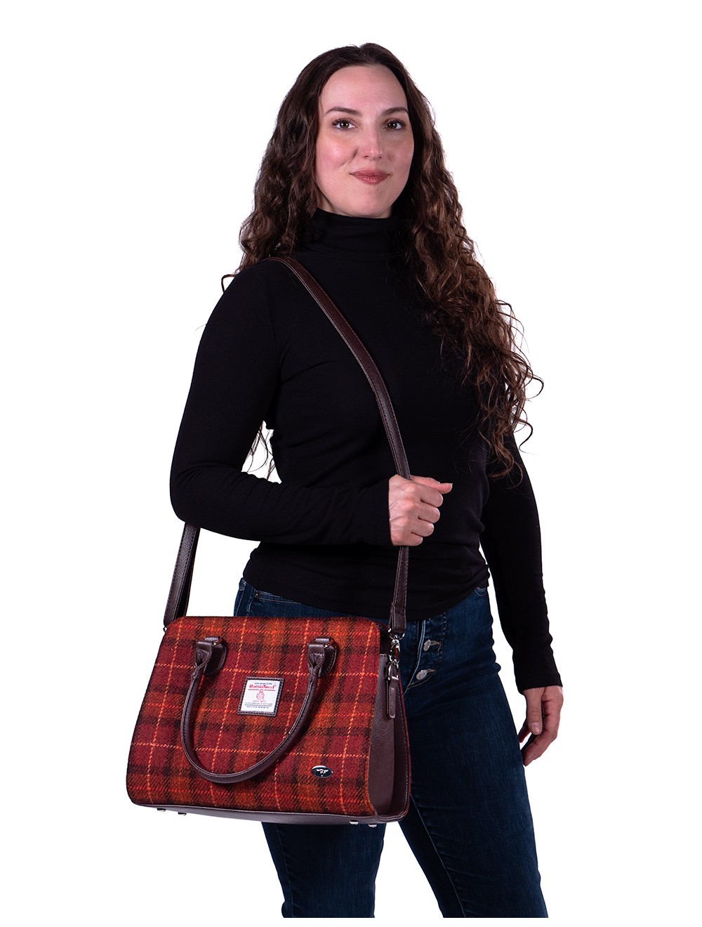 Harris tweed tote bag sales