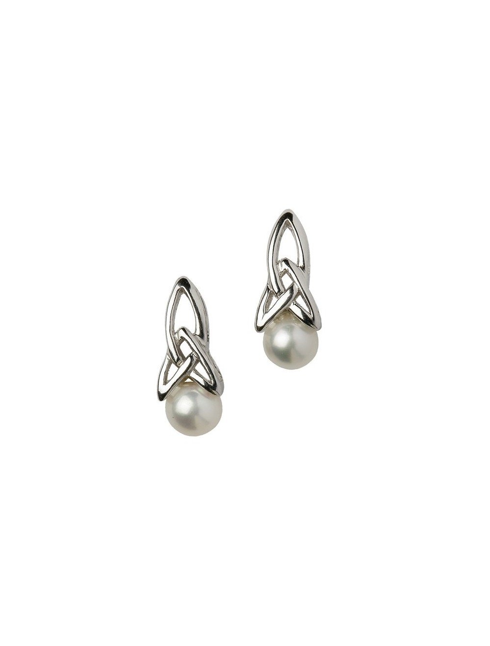 Celtic pearl earrings shop