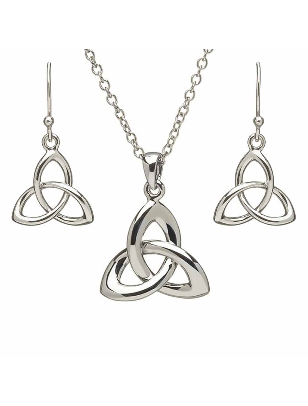 Silver Trinity Pendant Necklace | USA Kilts Silver Trinity Pendant Necklace | USA Kilts