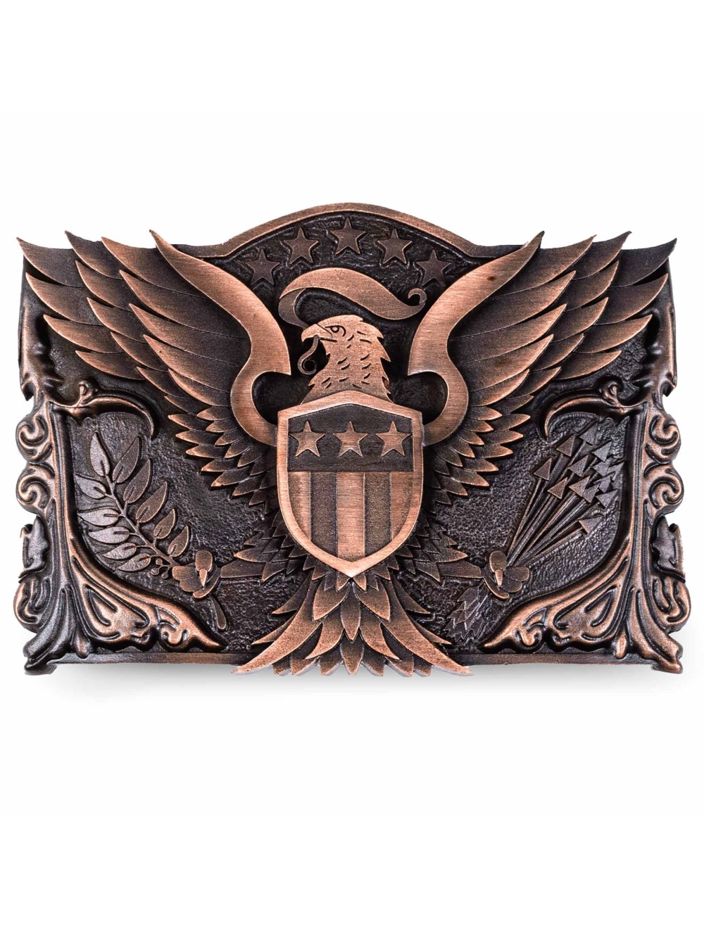 American Eagle Kilt Belt Buckle Bronze Buckle USA Kilts