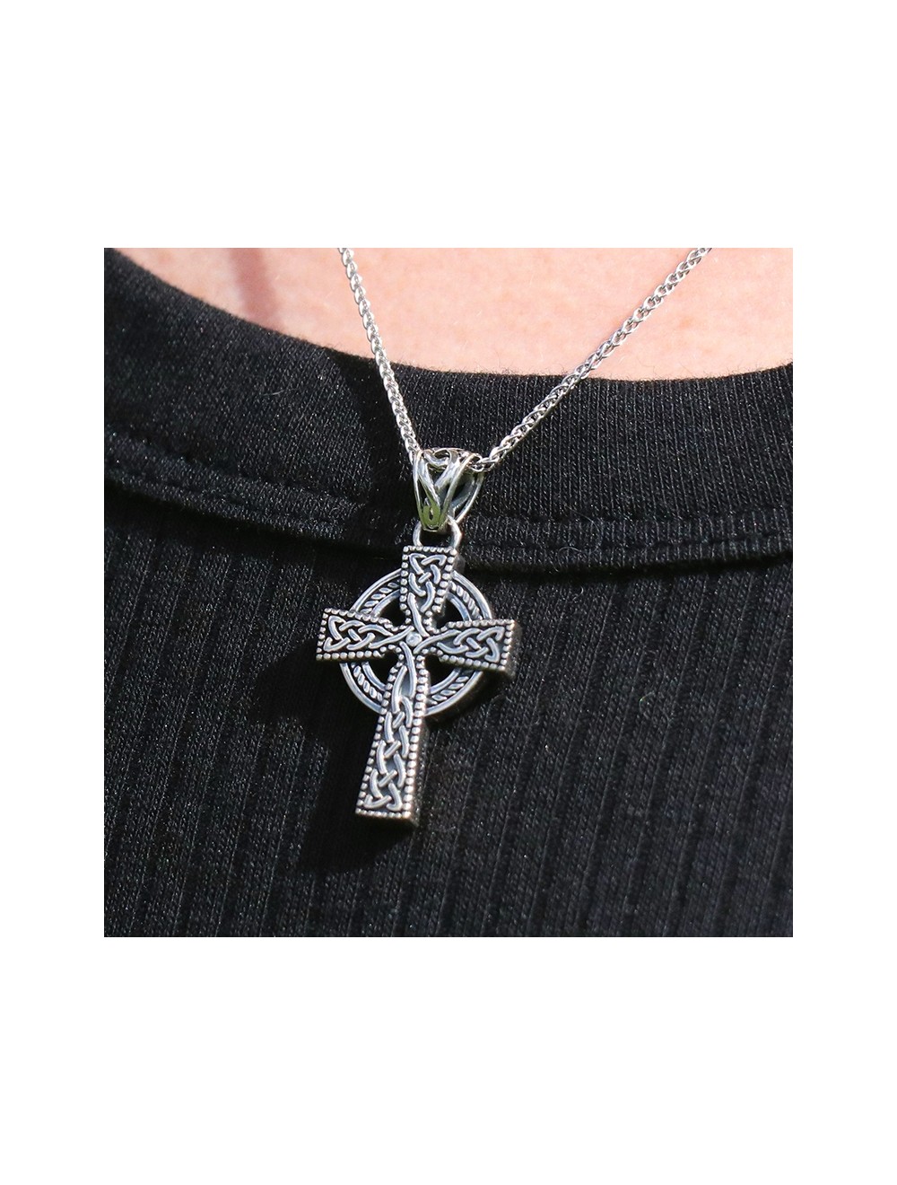 Celtic cross necklaces for women