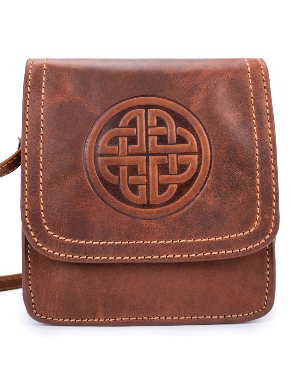 Vintage Mexican Leather REVERSIBLE Hand Tooled Purse Bag Double handle  UNIQUE | eBay