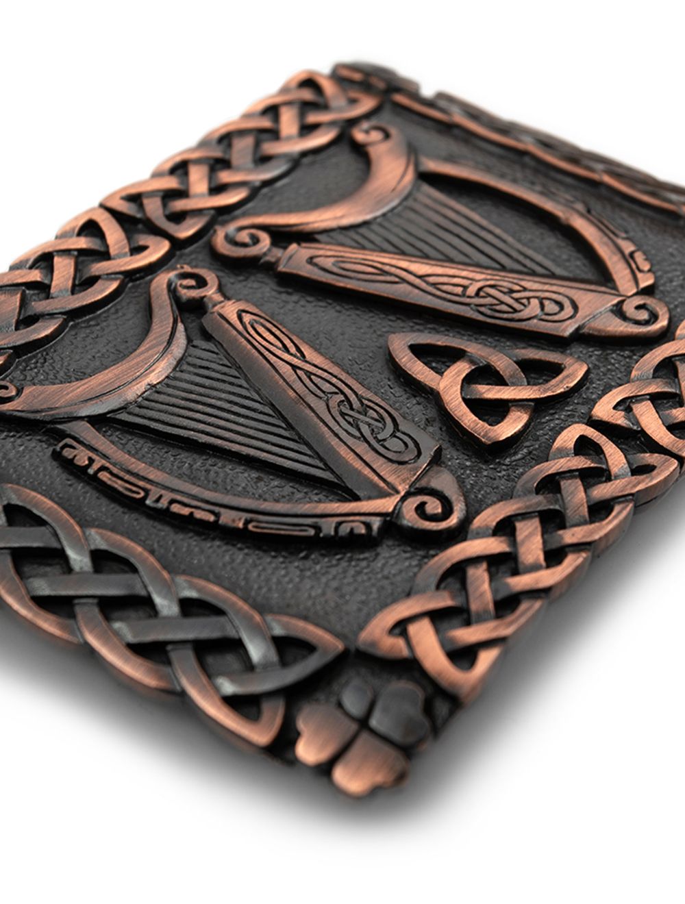 Brass Celtic Belt Buckle - Artisans of Scotland