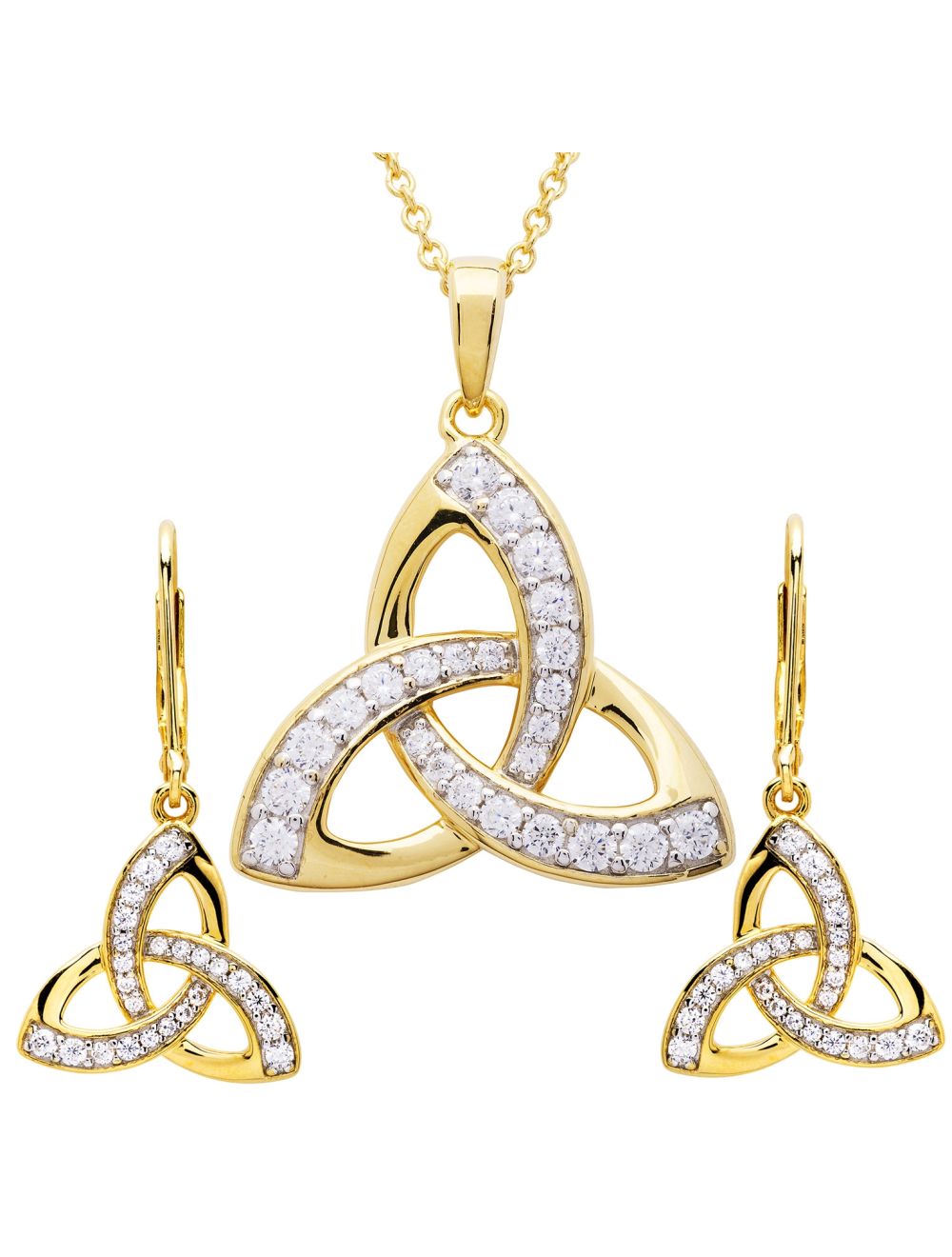Cayla Opal Celtic Knot Necklace – Celtic Crystal Design Jewelry