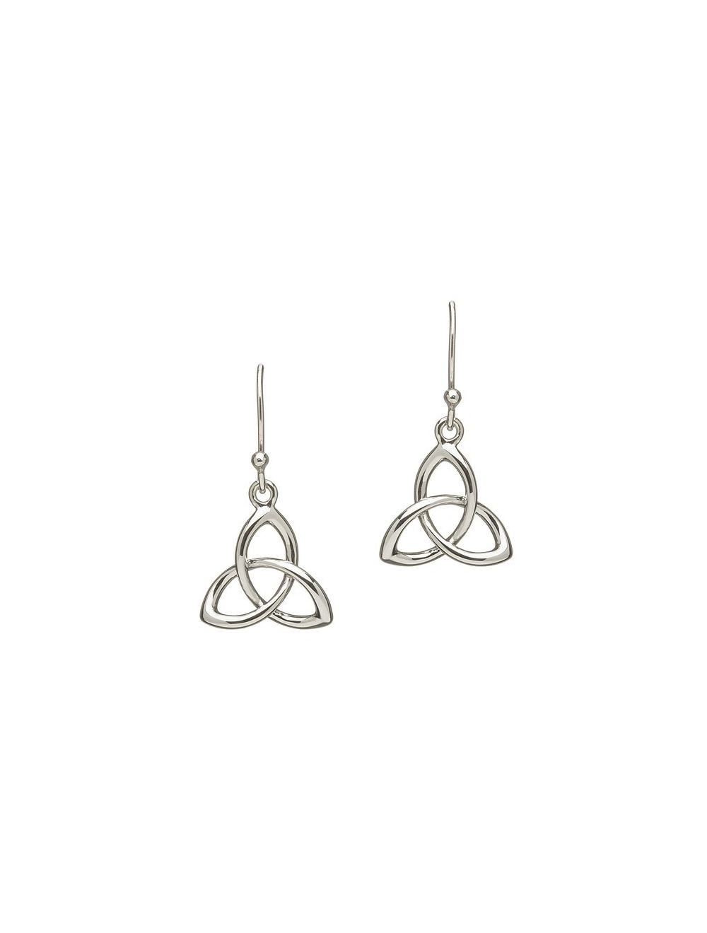 Silver Celtic Trinity Knot Earrings (SE2034)
