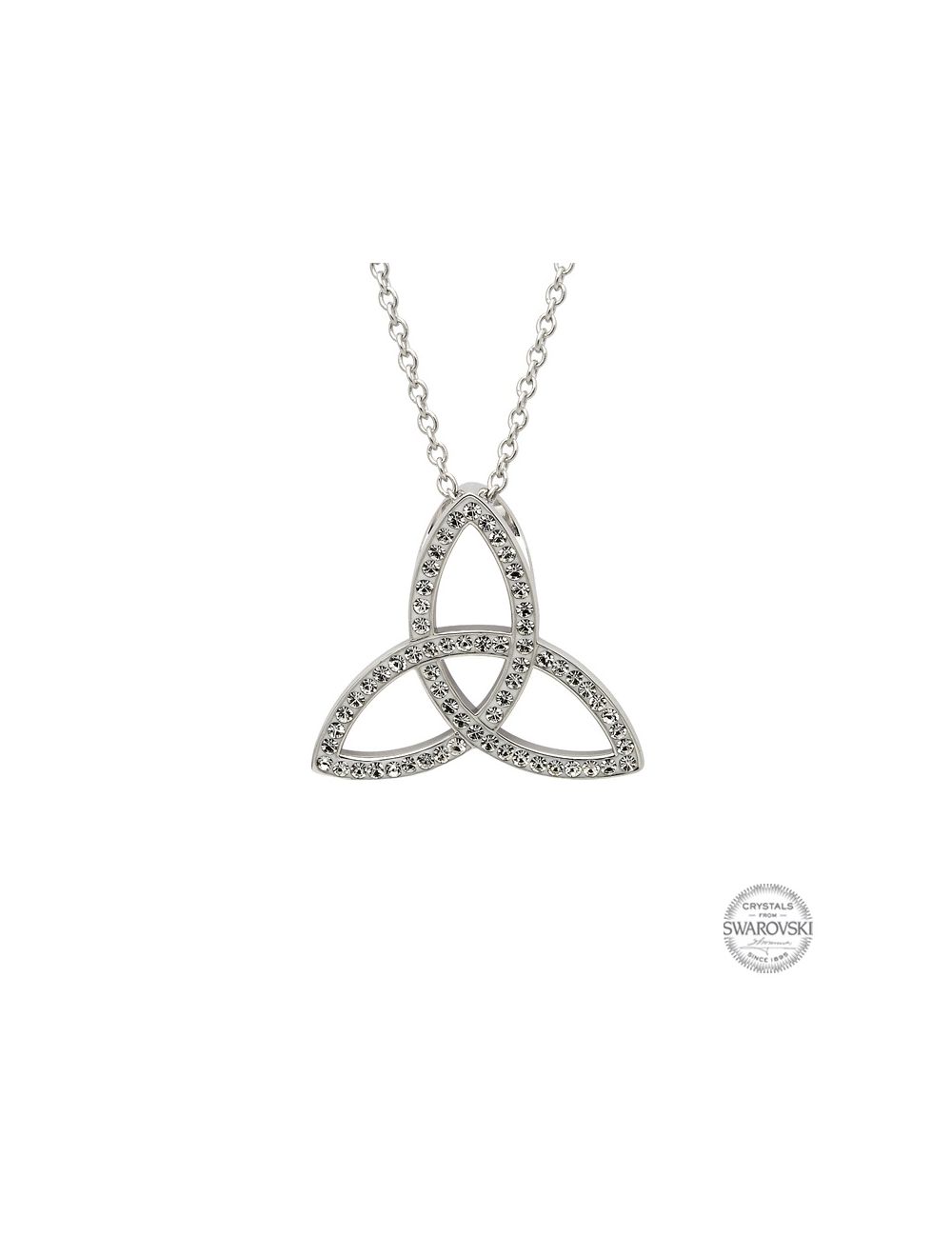 Sterling Silver Round Celtic Knot Pendant Necklace | Toucan