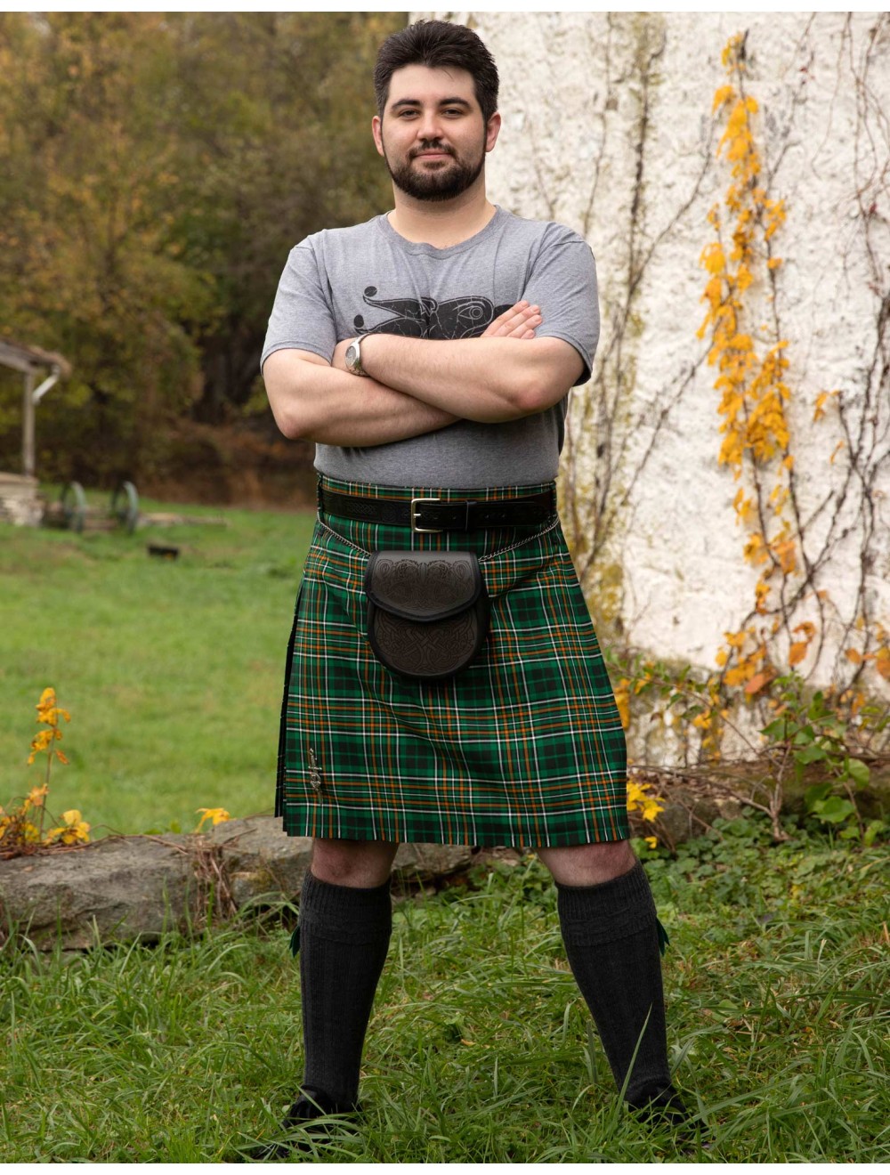 Casual Pub Kilt Package Casual Kilt Outfit Made to Order USA Kilts