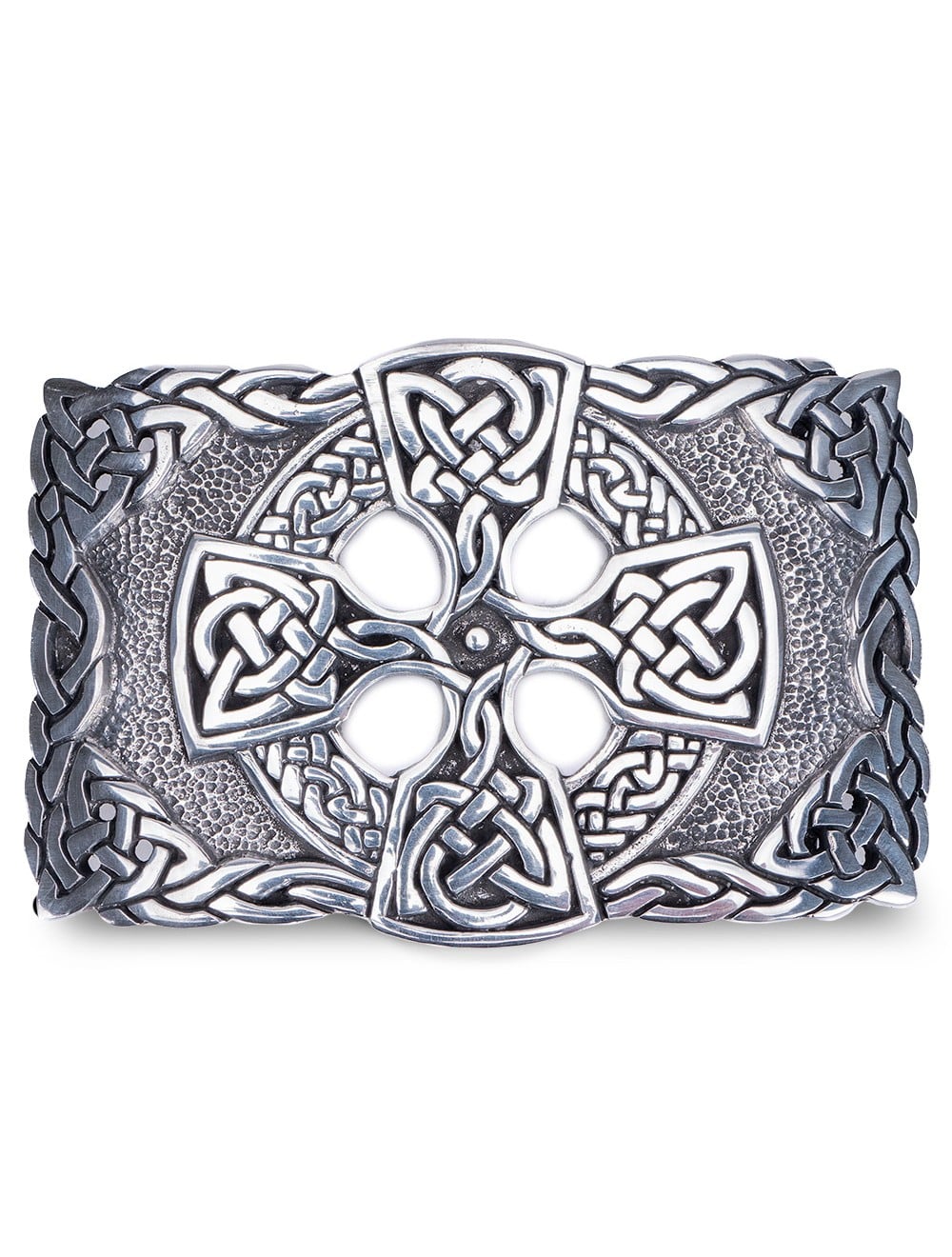Celtic Cross Kilt Belt Buckle | Belts & Buckles | USA Kilts display picture 2