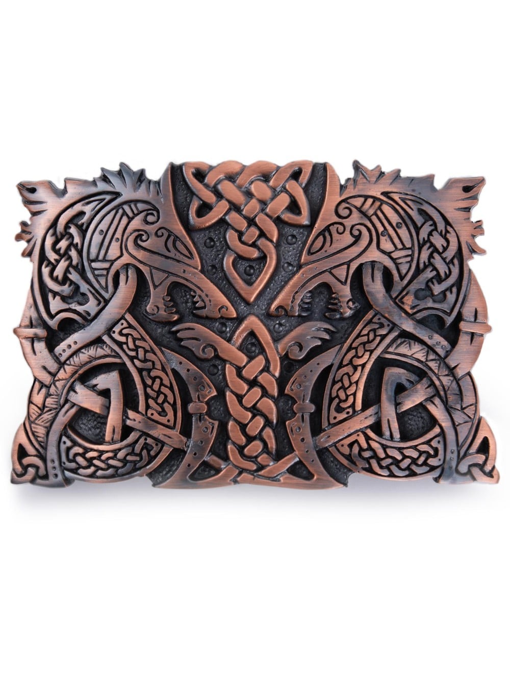 Fenrir Norse Wolf Zoomorphic Kilt Belt Buckle | USA Kilts