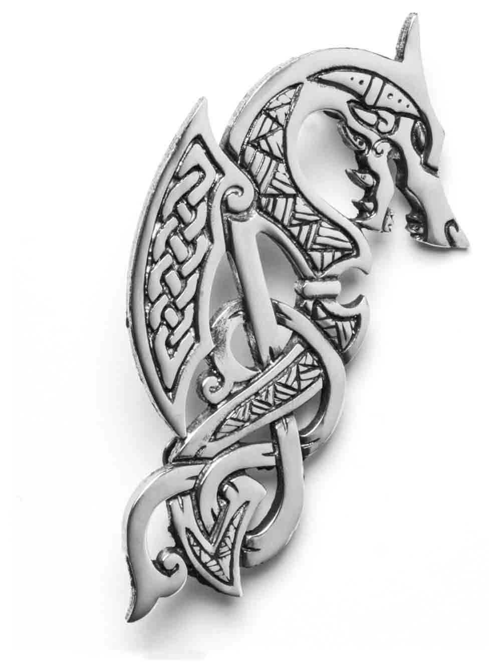 clan queen Random Pins (4 Designs) コンプ Dragon Zoomorphic Kilt Pin - Unique ancient Celtic power as a