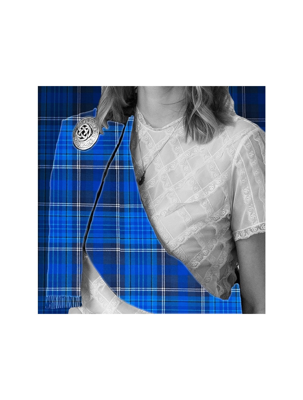 Masonic Fidelity Tartan Wool Sash