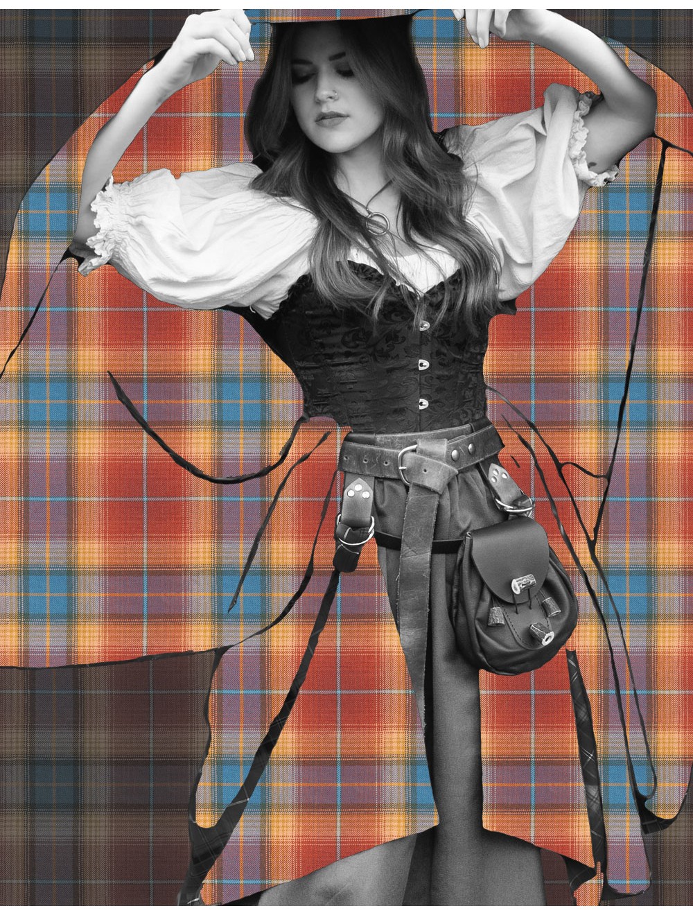 Grand Canyon Wool Earasaid | USA Kilts