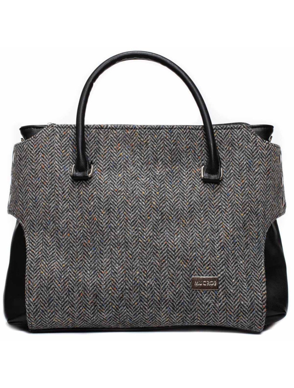 Irish Grey Tweed Handbag | Tweed Purse | USA Kilts