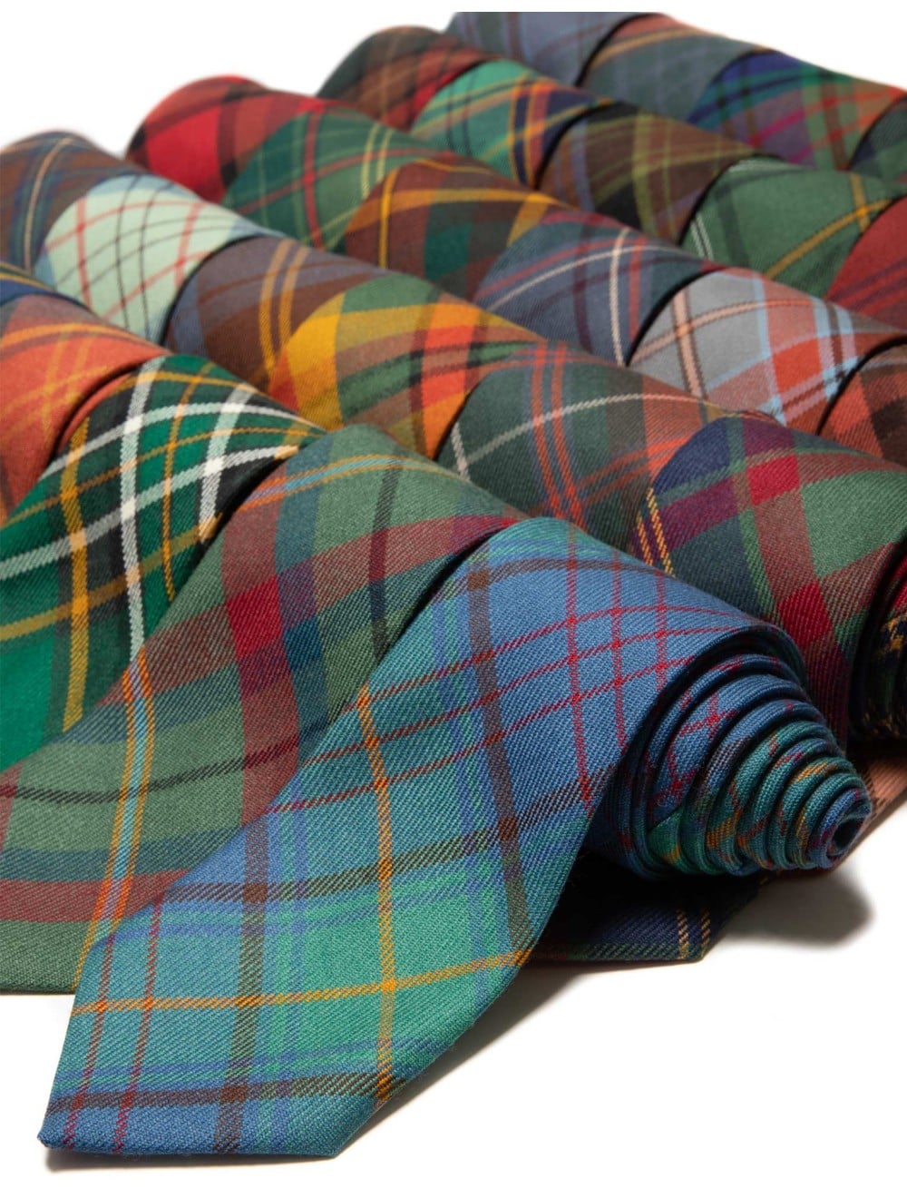 irish national tartan tie