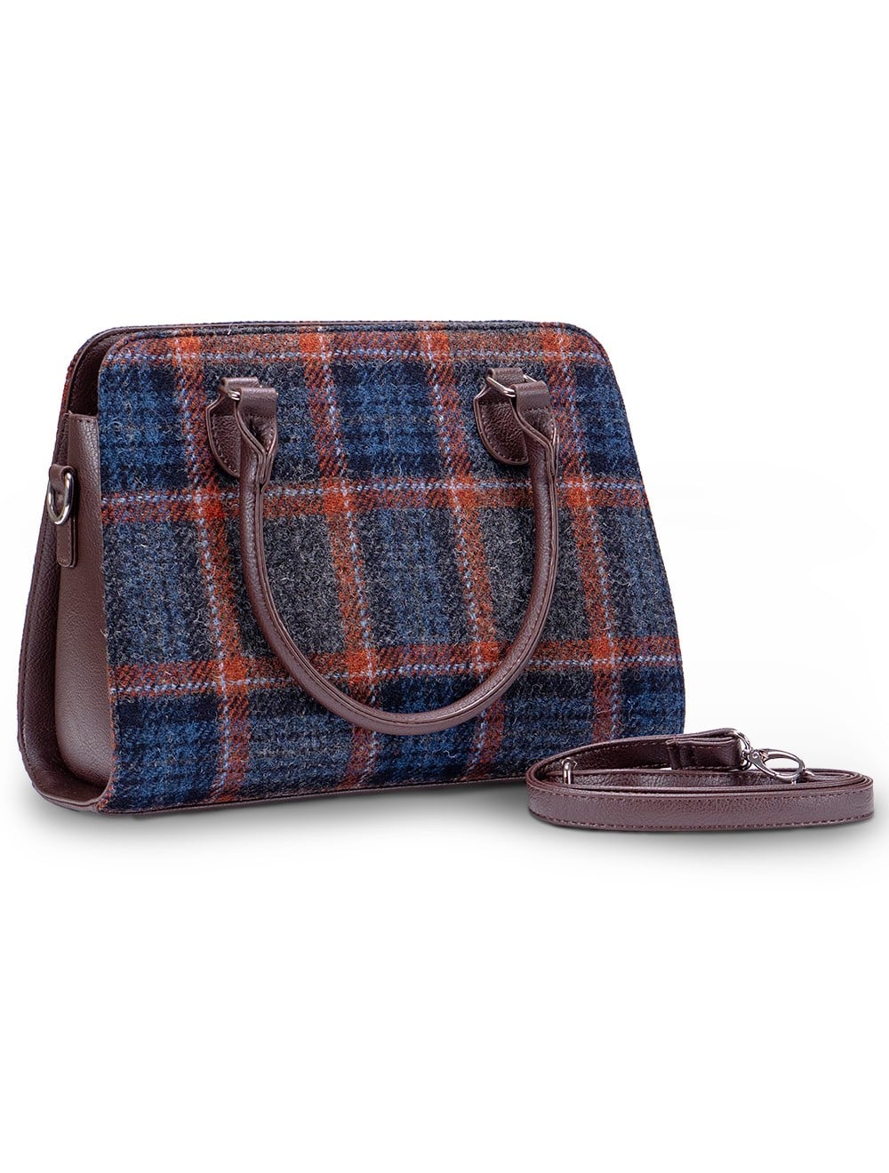 Findhorn Harris Tweed Midi Tote - Gloaming (127) | USA Kilts