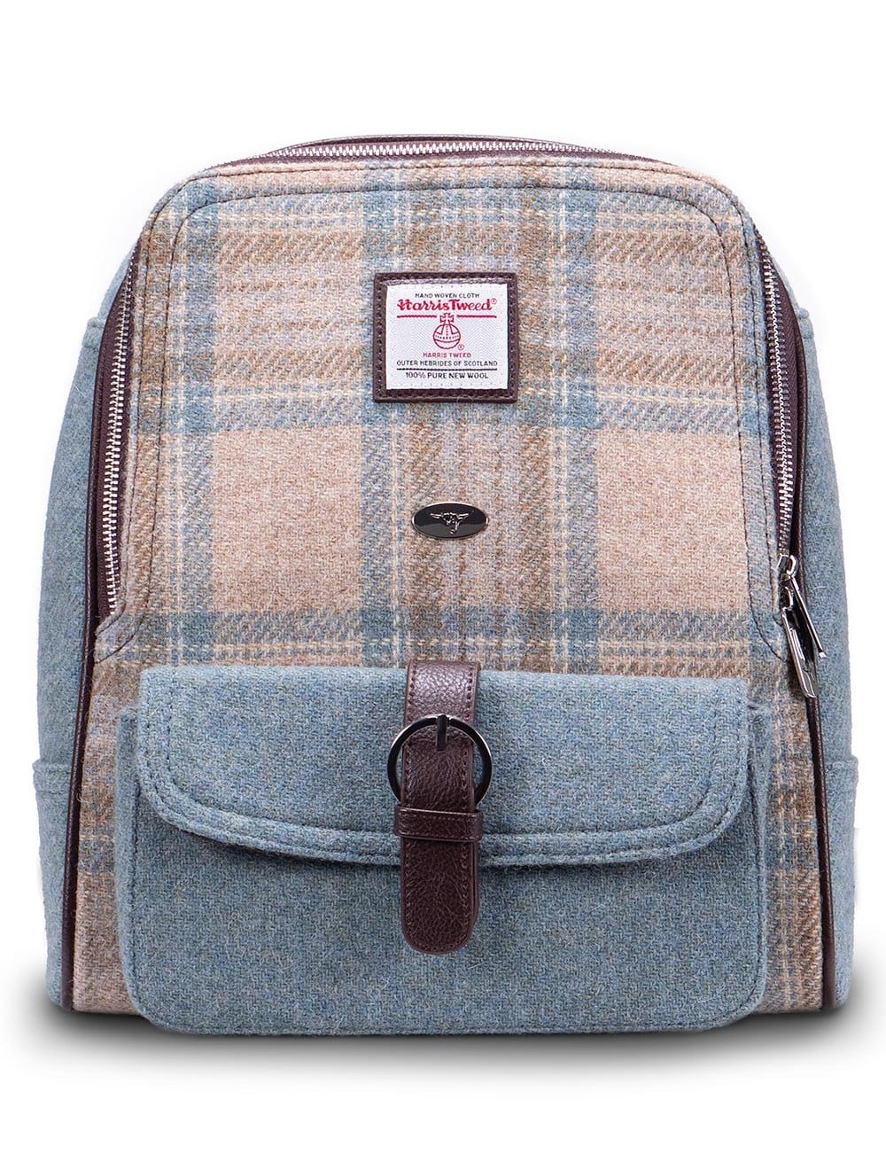 Navar Harris Tweed Backpack - Seaside (132) | USA Kilts display picture 1