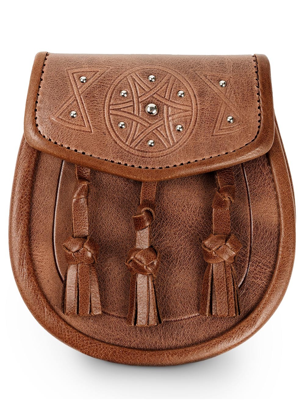 Dumbarton Day Sporran - Distressed Tan | USA Kilts