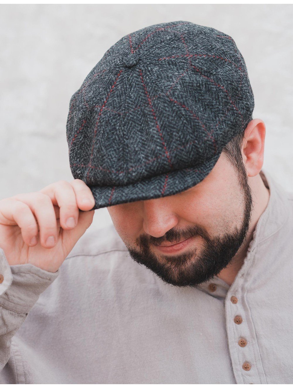【昭和ビンテージ】Ele-gance MEN'S FLAT CAP ブラウン Eight Panel Peaky Retro Irish Flat Cap Grey | Irish Made