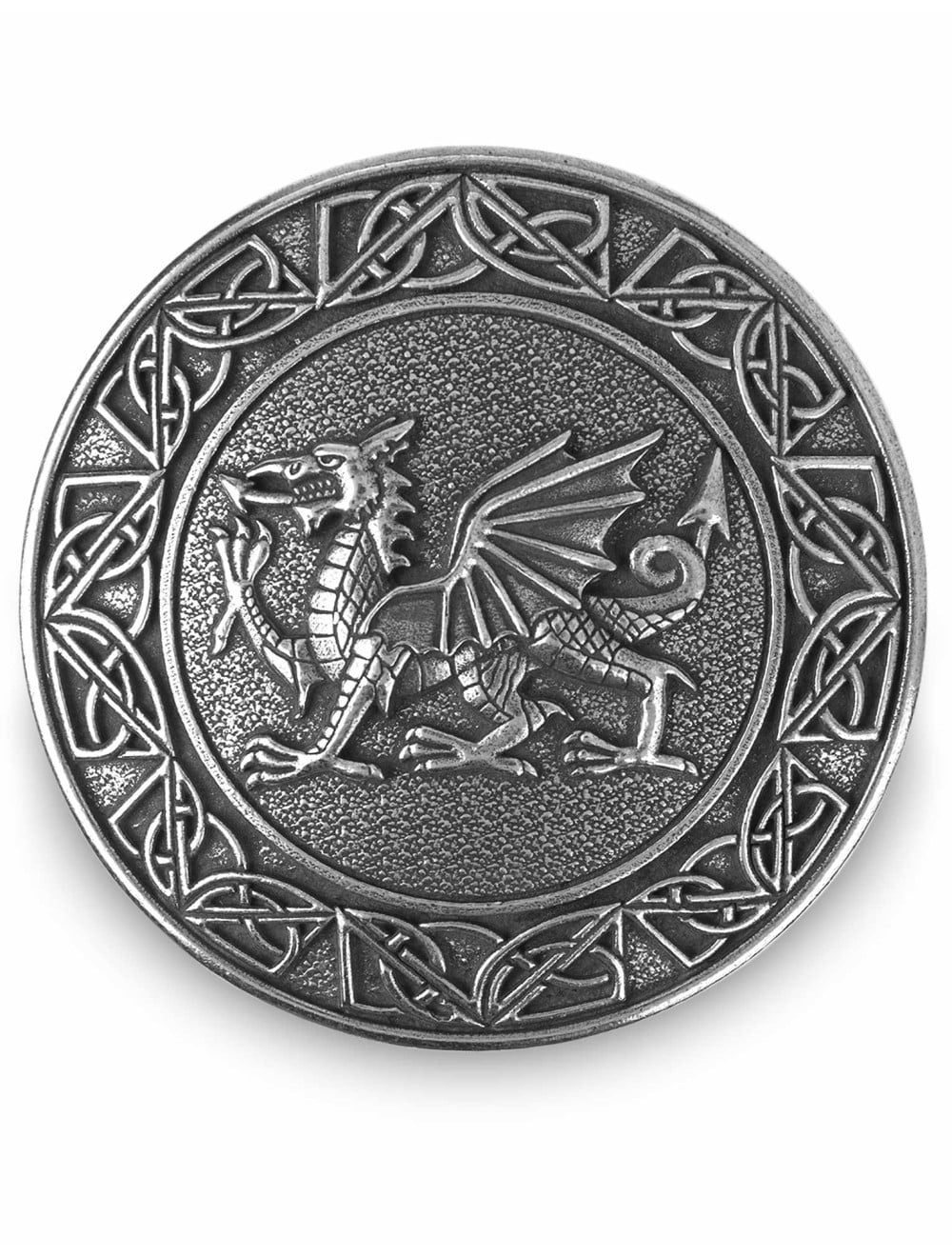 Draak Zwaard Broche Kristal Dubbele Draak Revers Pin