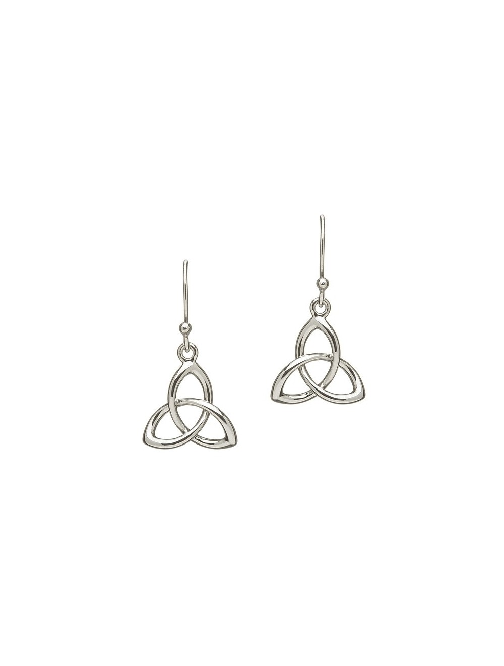 Silver Celtic Trinity Knot Earrings USA Kilts