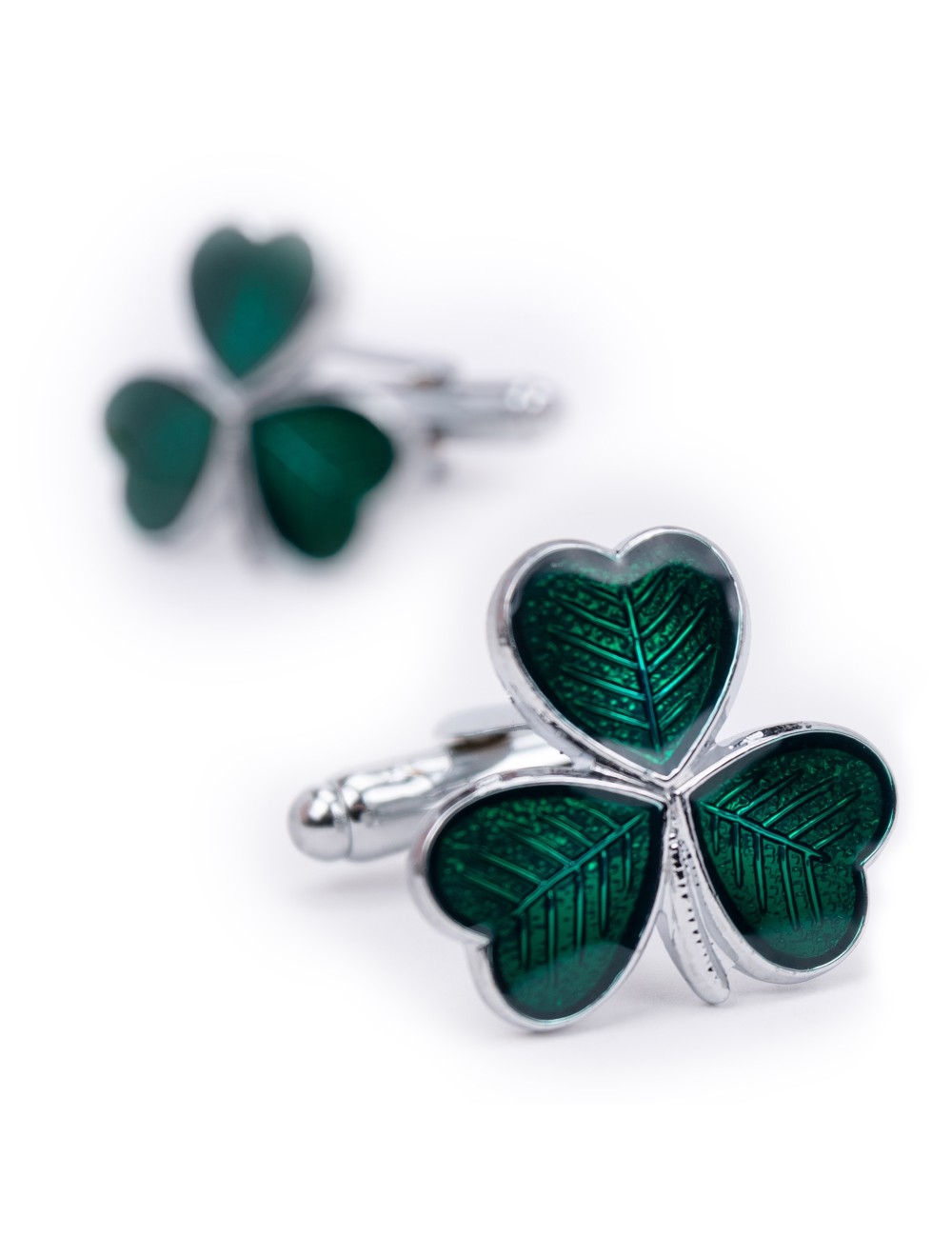Shamrock Cuff Links | Kilt Accessories | USA Kilts