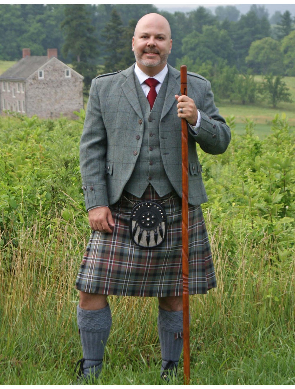 Argyll Jacket Mens Kilt Pattern Men's Tweed Kilt Package With