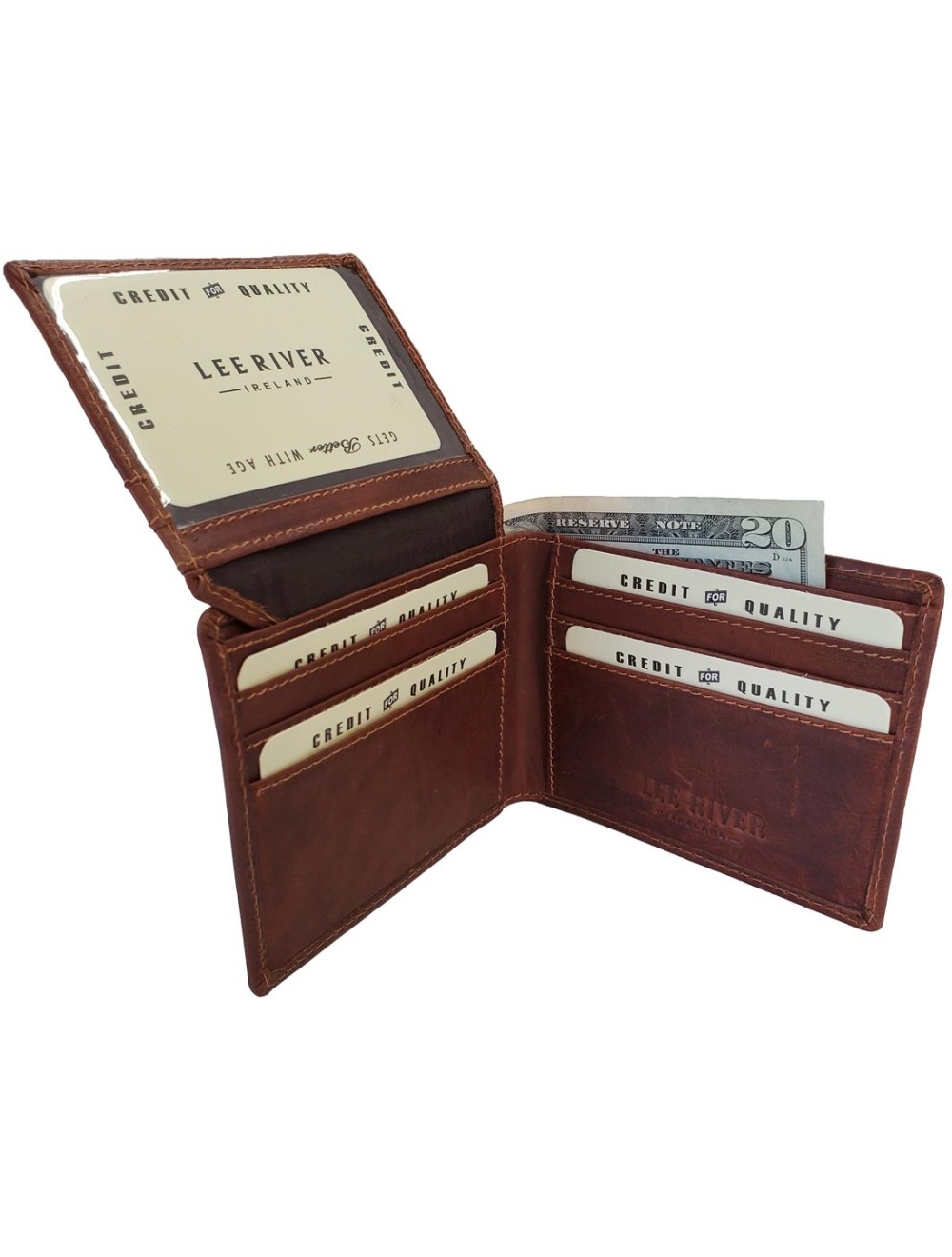 折りたたみ財布 COURONNE Ilian card wallet RCWDX24141GRX Conan Celtic Wallet - Tan | USA Kilts