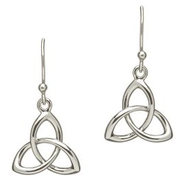 Silver Celtic Trinity Knot Earrings | USA Kilts