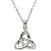 Silver Trinity Pendant Necklace | USA Kilts