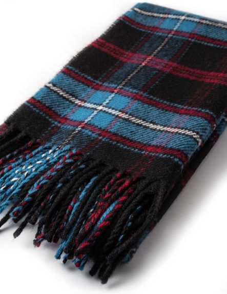 American Heritage tartan lambs wool scarf