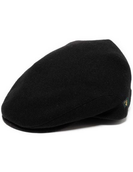 Irish Flat Cap Black Wool