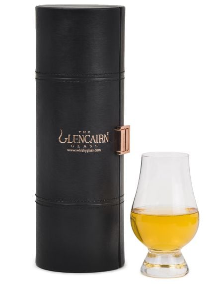 The Travel Kit comes with 2 Glencairn Glasses