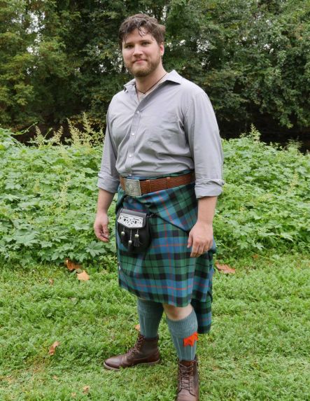 The PV Great Kilt is perfect for casual Celtic festival wear!
