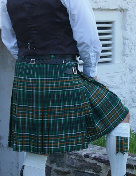 Semi Traditional Kilt Pleats
