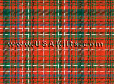Sciarpa Scozzese In Pura Lana, Clan MacArthur Tartan, Prodotta In UK, Misura 10x54 Pollici
