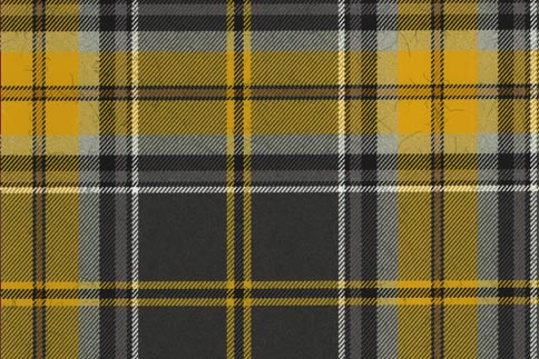 Yellow Plaid Tartan Cotton Woven Fabric BTY GR8 For Kilt Skirts