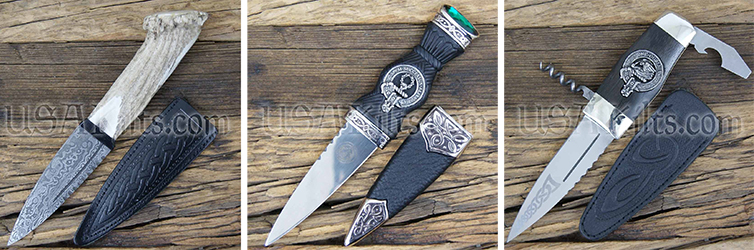 Sgian Dubh - the Scottish black knife for defense, utility and decoration makes a jaw-dropping Celtic Father's Day gifts