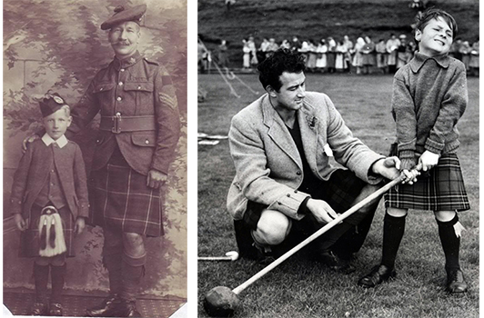 Tradition is passed on from father to son in the highlands