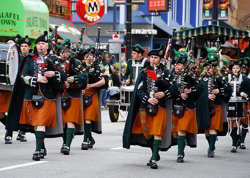 irish military kilt